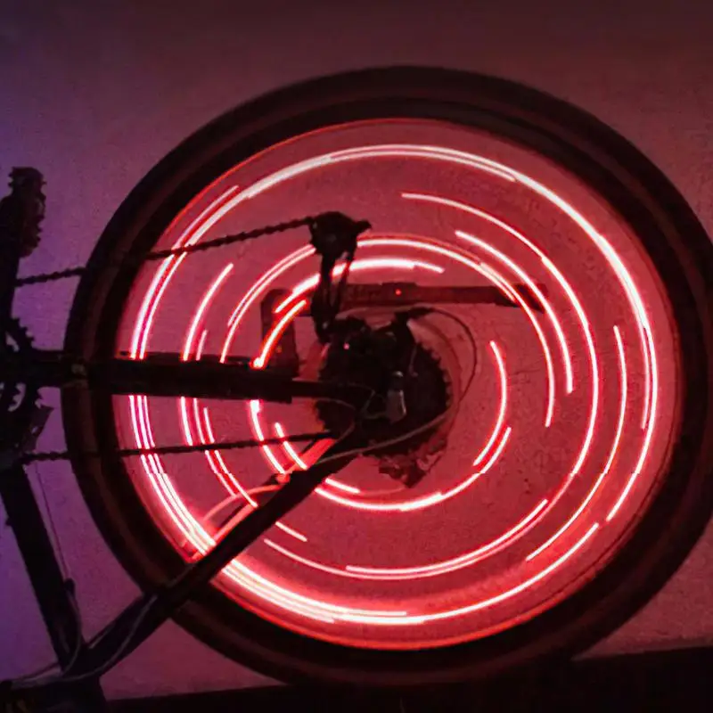 Tire Reflective Spoke 1 Pair Bright Bikes Spoke Reflectors practical Safety Warning Bicycle Accessories For Night Cycling Supply