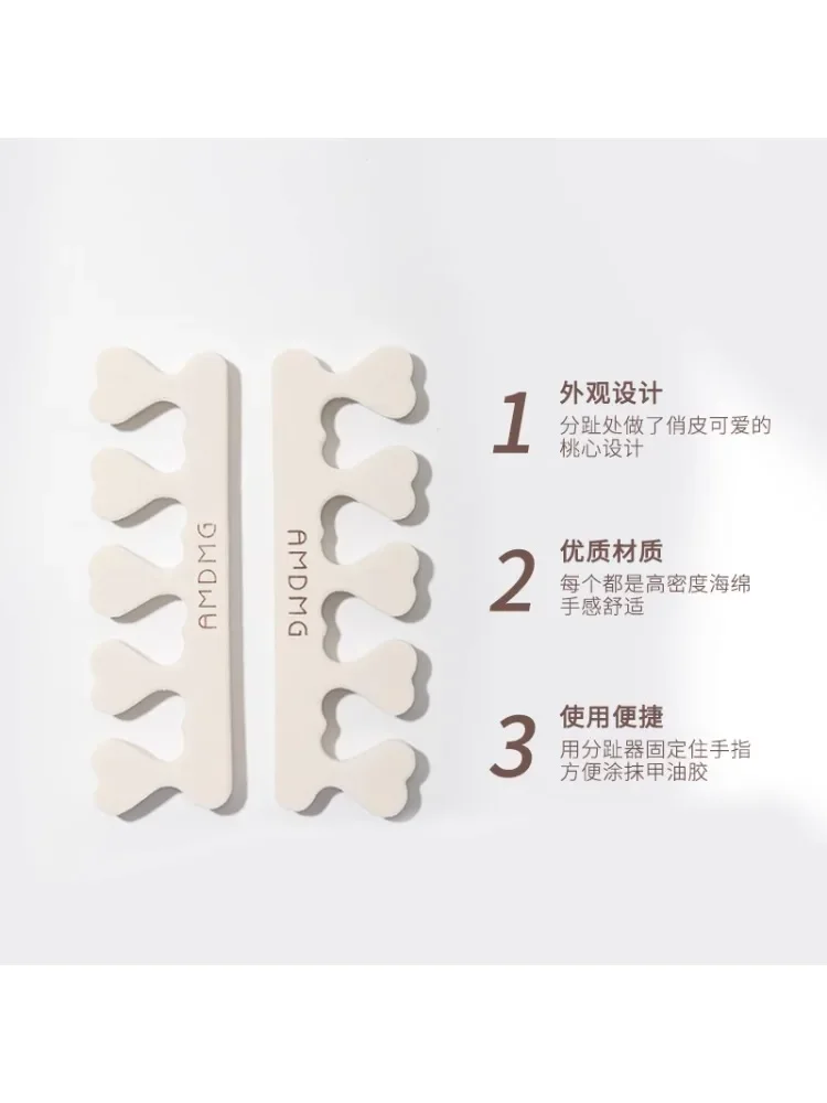 *Fixed toe separation finger cotton toe separator coated nail polish glue aid nail salon special tools