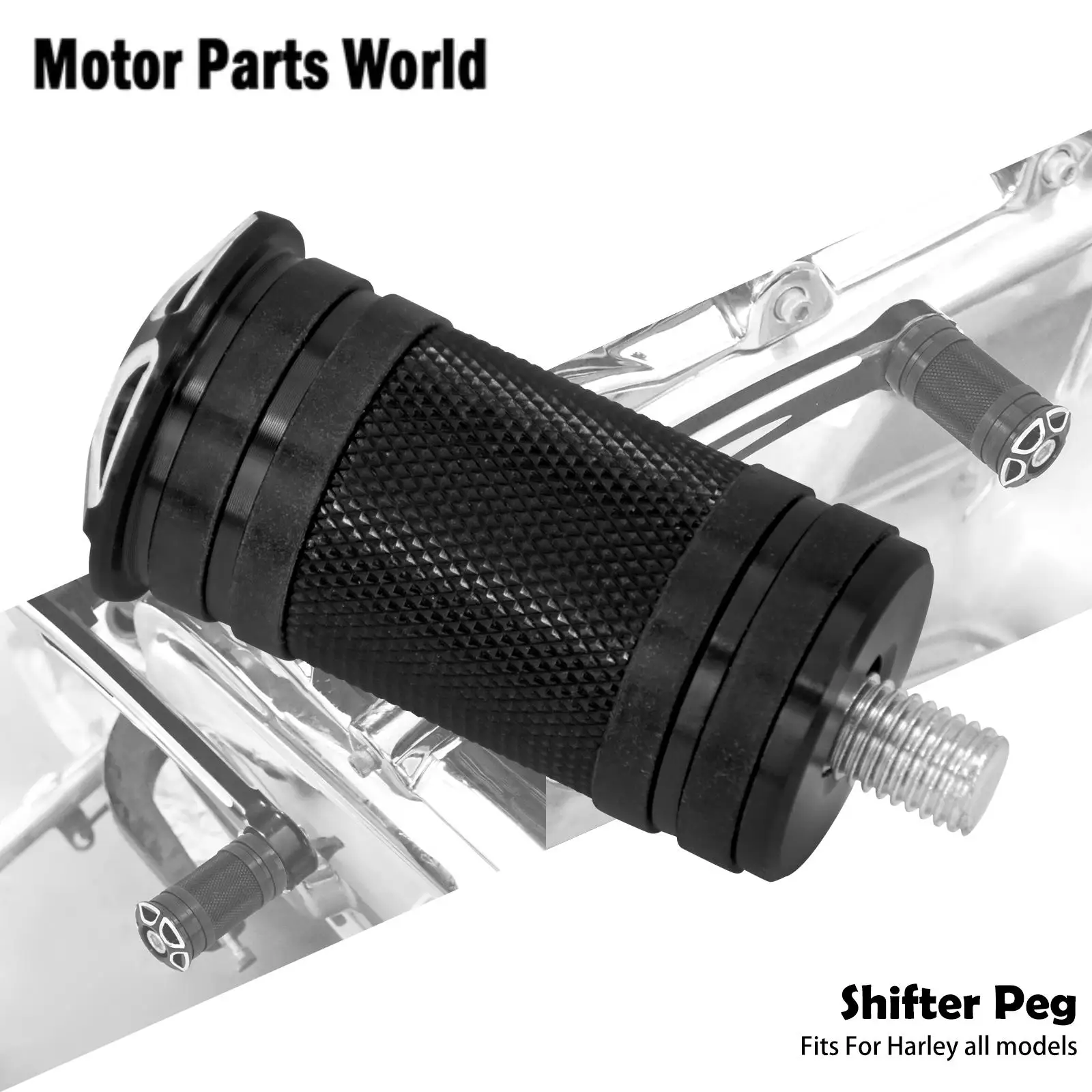 Motorcycle Shift Gear Lever Shifter Peg Aluminum For Harley Sportster 883 1200 Dyna Fat Bob Breakout Softail Touring Custom motorcycle accessories motorcycle foot pedals motorcycle shift rod