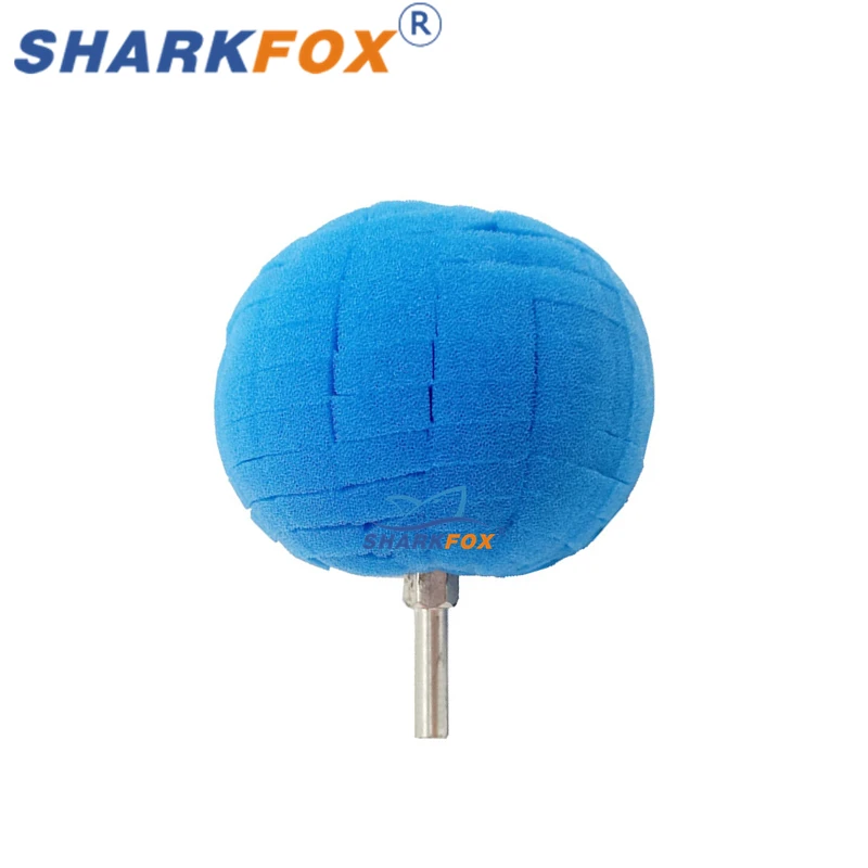 Drill Buffing Sponge Pads Polishing Cone Sponge Ball Burnishing Kit For Automotive Car Wheels Hub Care Metal Plastic Glass 6