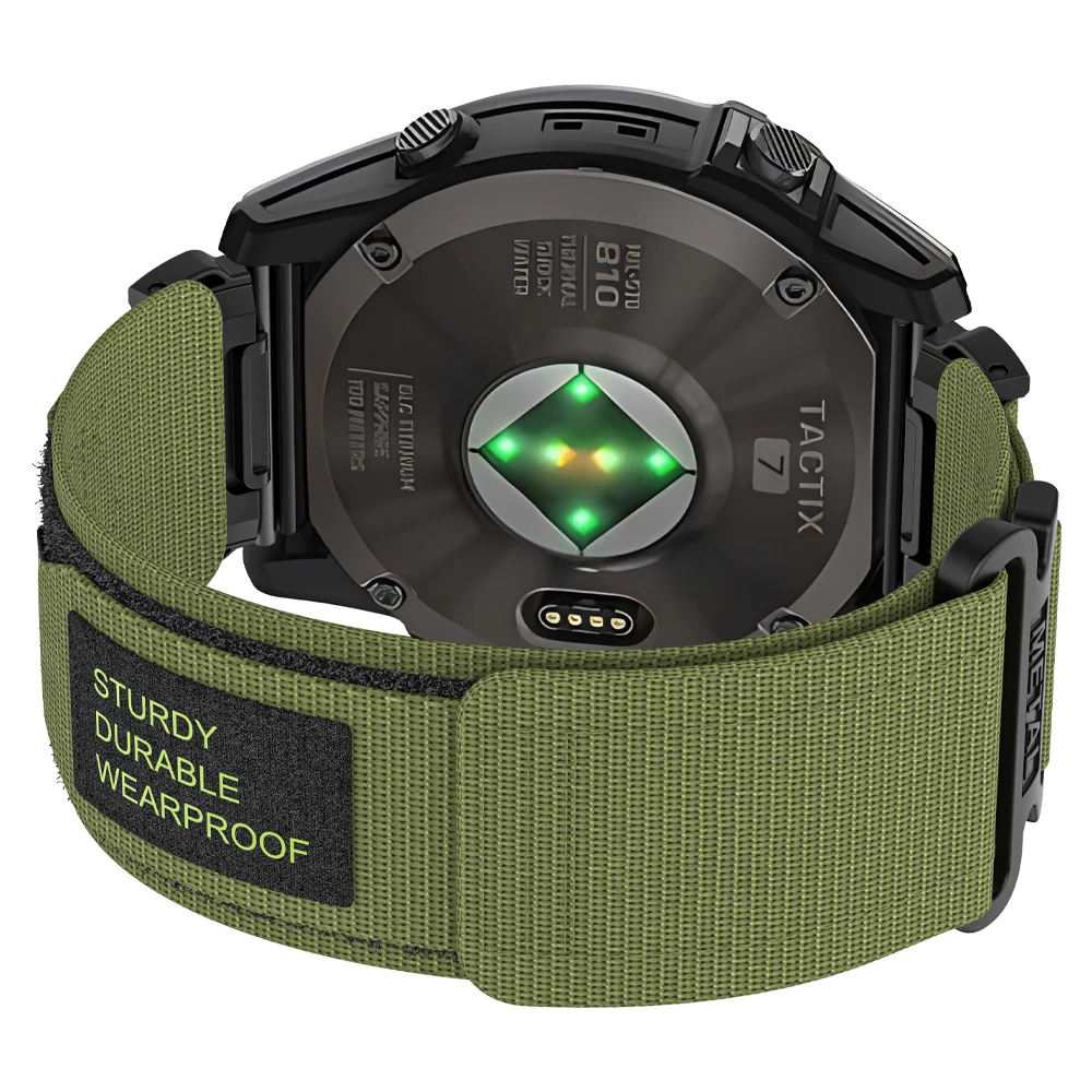 Premium Woven Nylon Watch Strap - 22mm/26mm, Quick Fit