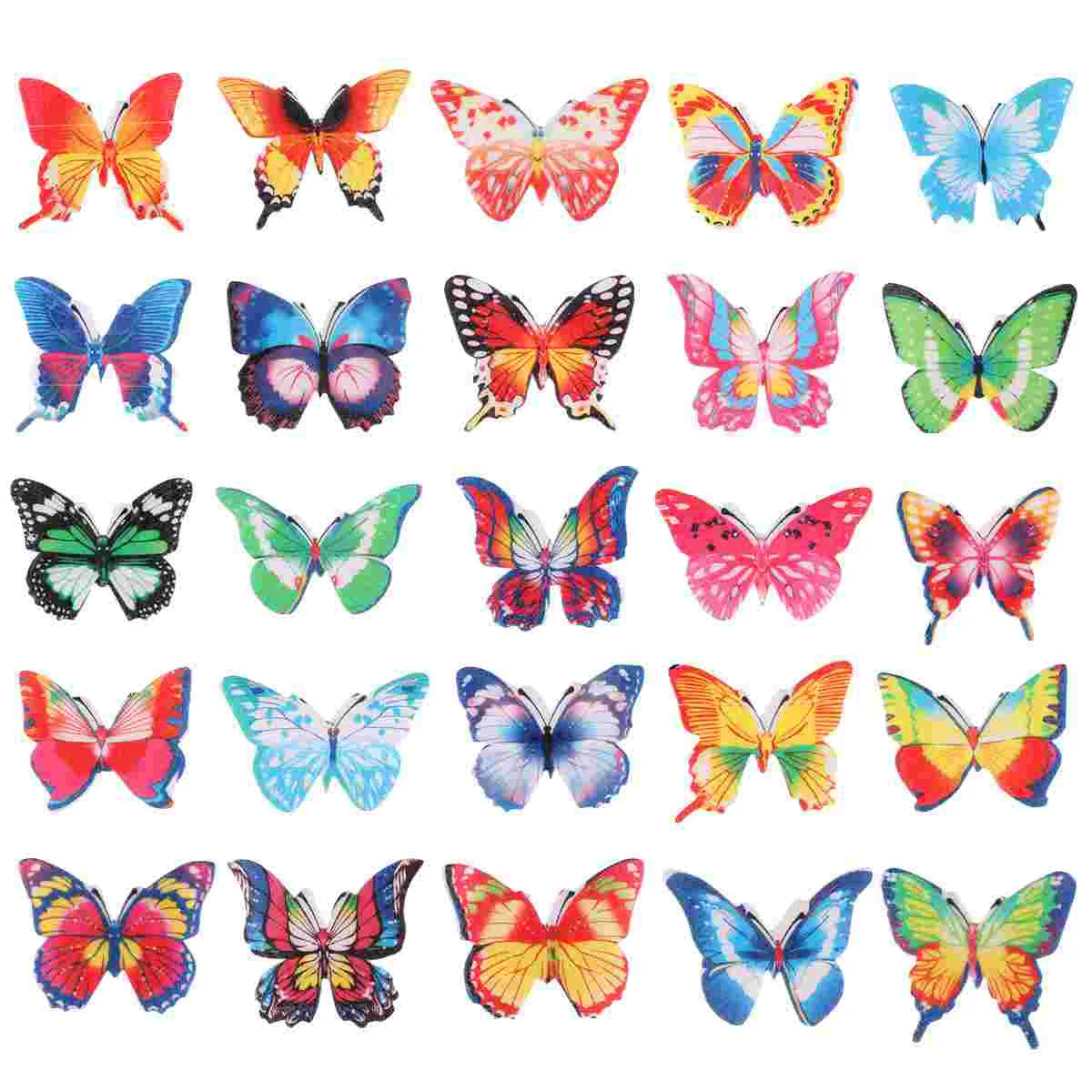 

Birthday Decoration Girl Cake Happy Wedding Edible Decorations Paper Butterflies Cupcake Toppers Pick