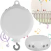 Baby Mobile Music Box 35 Lullabies Baby Crib Mobile Musical Box Battery Operated Crib Mobile Motor with 3 Modes for Bassinet 1
