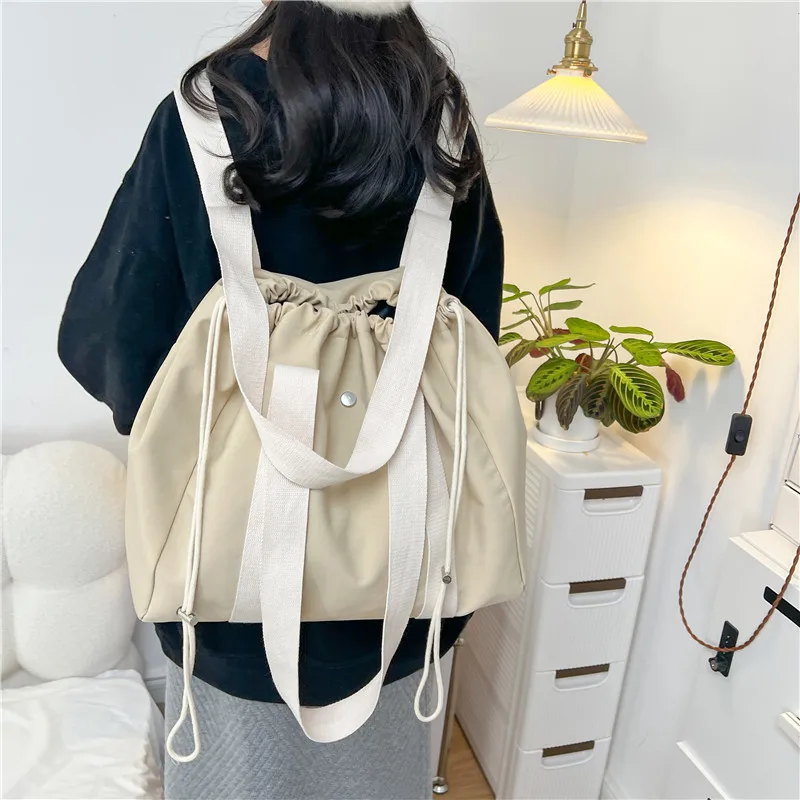 

Лидер продаж, прочная женская сумка на шнурке из ткани Оксфорд, новинка 2024, повседневный Модный Универсальный Вместительный рюкзак, 가자 방