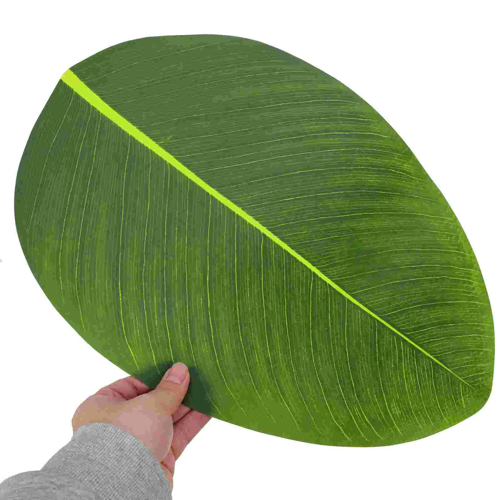 

2 Pcs Simulation Leaves Western Food Leaf Designed Table Mat Placemats Decors Dinner Anti-scald Cushion Dinnerware Wedding