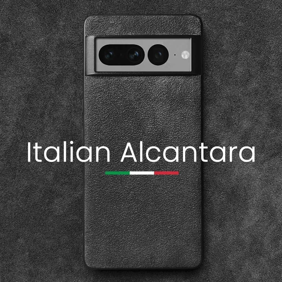 

YMW Алькантара чехол для Google Pixel 8 Pro 7 7A 6A 6 5 Роскошный кожаный защитный чехол-накладка для интерьера Sportscar