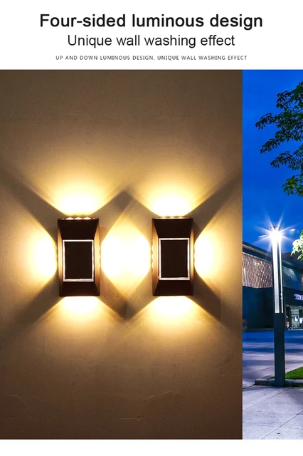 Luci solari da giardino per esterni, confezione da 4, luci a LED a fiamma tremolante, impermeabili, luci solari da giardino, luci paesaggistiche
