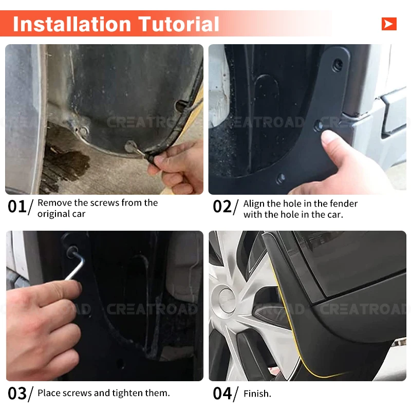 GWM 하발 H9 2024 2025 2026 펜더 머드플랩 스플래시 가드 머드가드 머드 플랩 자동차 액세서리