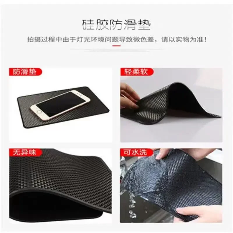 BEST 40x20cm Big Car Sticky Anti-slip Mat Car Dashboard Pad Heat Resistant Non-Slip Mat Dashboard Sticky Pad Adhesive Pads