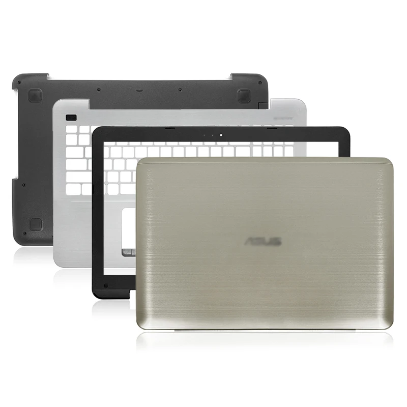 

New Laptop LCD Back Cover For ASUS A555L X555L F555L R556L FL5800L K555L VM590L Front Bezel Bottom Case Shell A B D Cover Metal