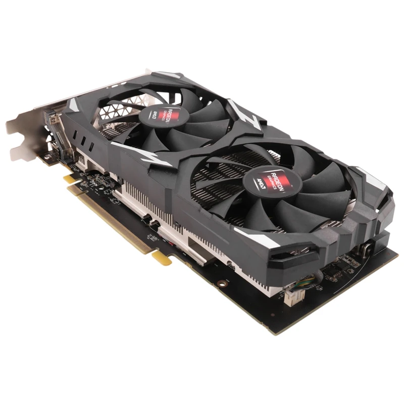 

RX580 8G 2048SP Gaming Graphics Card 8GB DDR5 256Bit 1284/1750Mhz DVI DP -Compatible Interface PCIE 3.0 16X 6PIN