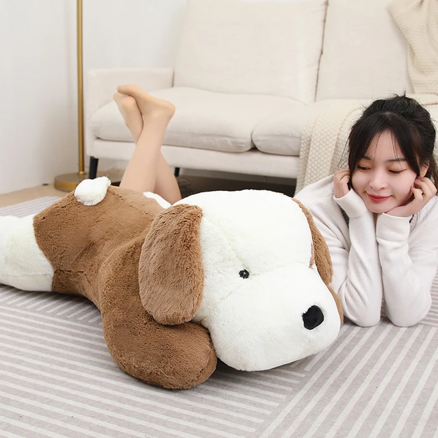 Plush Puppy 28 Jumbo Soft Dog Super Cuddly Toy Stuffed Giant Pillow Cute  Teddy