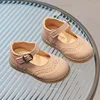 2024 Spring Autumn Kids Soft Leather Shoes For Girl School Party Buckle Strap Girls Shoes 3