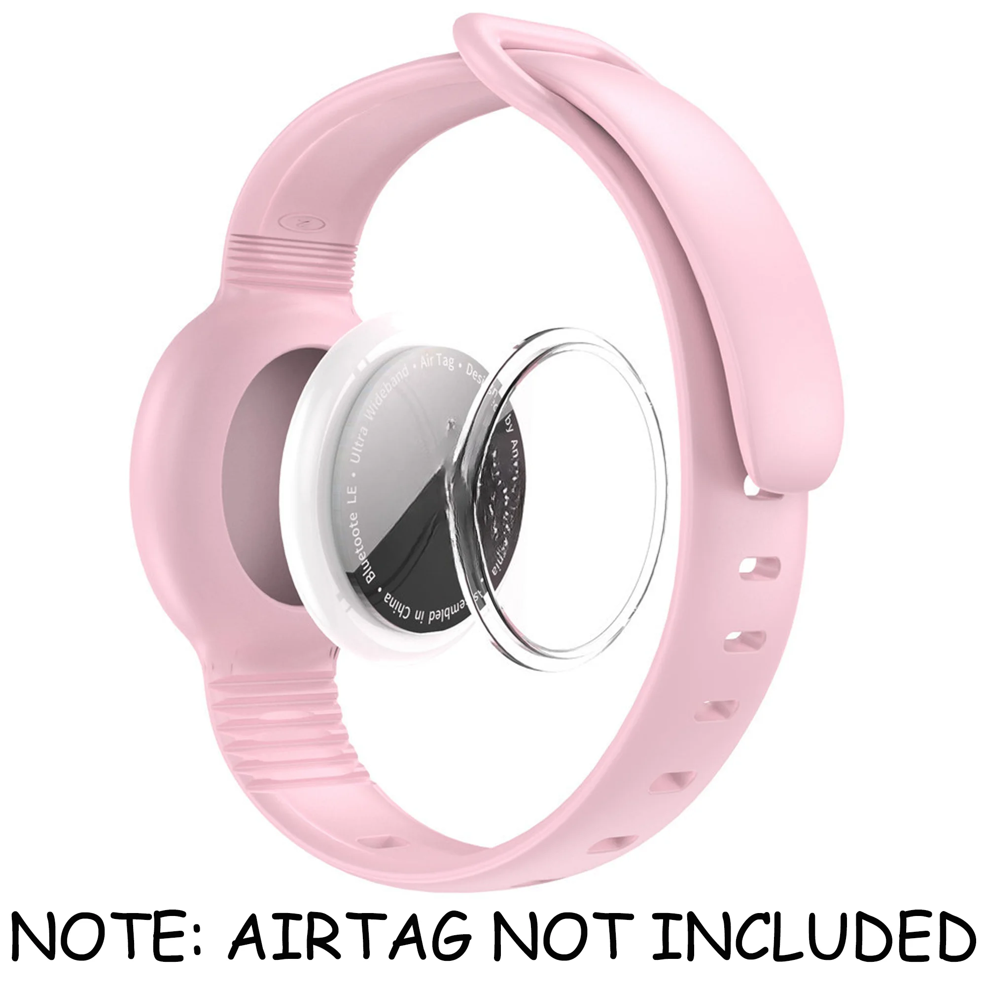 Eye-Catching Adjustable Airtag Necklace with Waterproof Silicone Holder