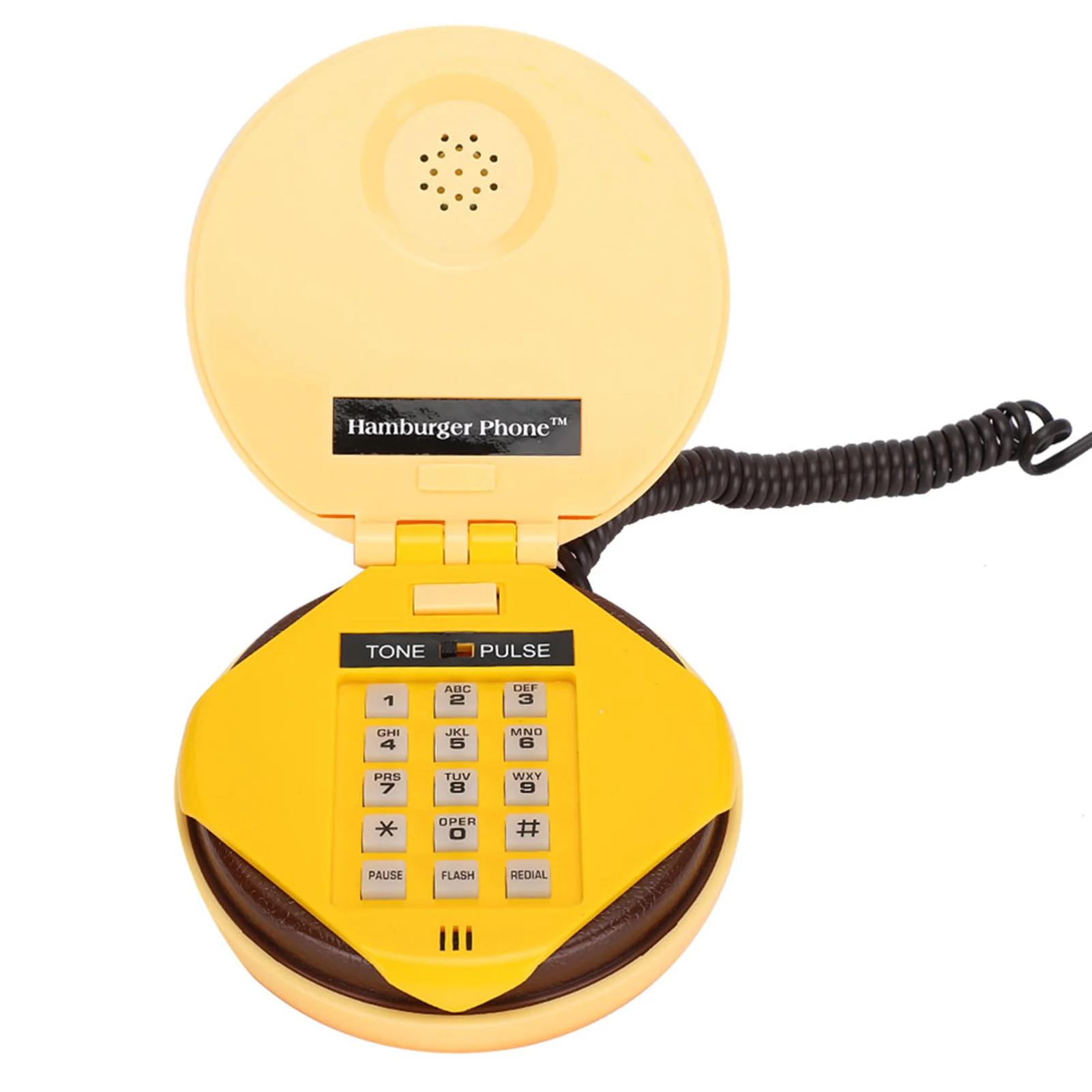 Description Picture 2 of itemNovelty Emulational Hamburger Telephone Wire Landline Phone Home Decoration