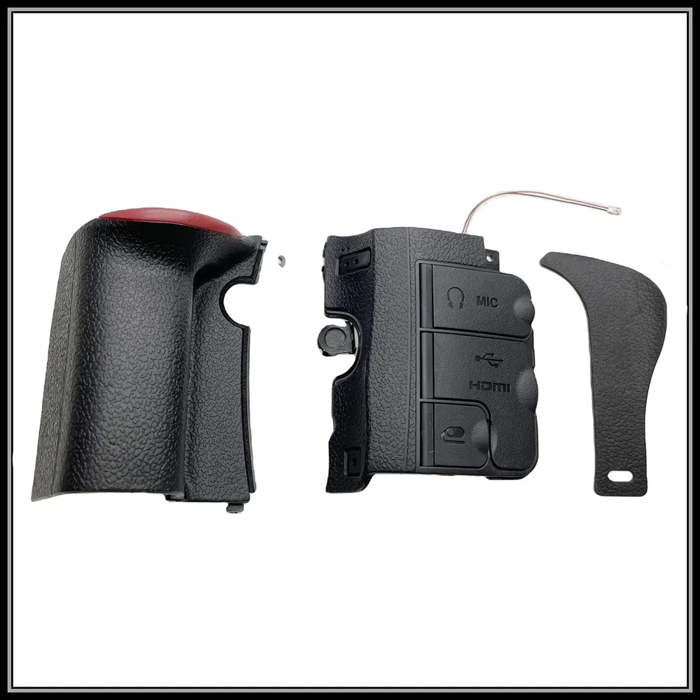 Original un ensemble de 3 pièces pour Nikon D600 D610 poignée d'appareil photo corps inférieur couvercle en caoutchouc unité partie manuelle + ruban adhésif