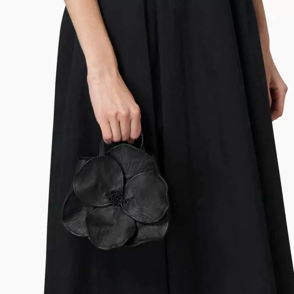 حقيبة يد أنيقة على شكل زهرة للنساء ، حقائب حمل ، م...