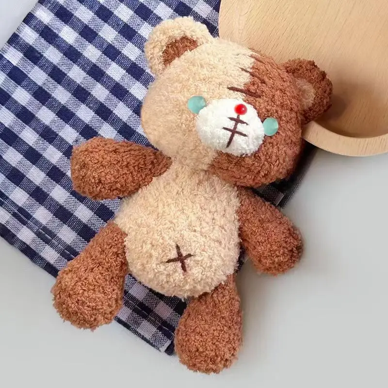 수제 후크 DIY 크로 셰 뜨개질 세트 키트 Amigurumi Knittin Bear 돌리 키 체인 재료 manualidades in English For Children Gifts