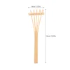 3 Pcs Toy Small Rake Office Mini Desk Tabletop Garden Sand Wooden Meditation Rakes 5