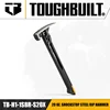 TOUGHBUILT TB-H1-1SBR-S20X/TB-H1-1SBR-S24X 20 OZ. 24 OZ. ShockStop Steel Rip Hammer Milled Face Hand Tools 1