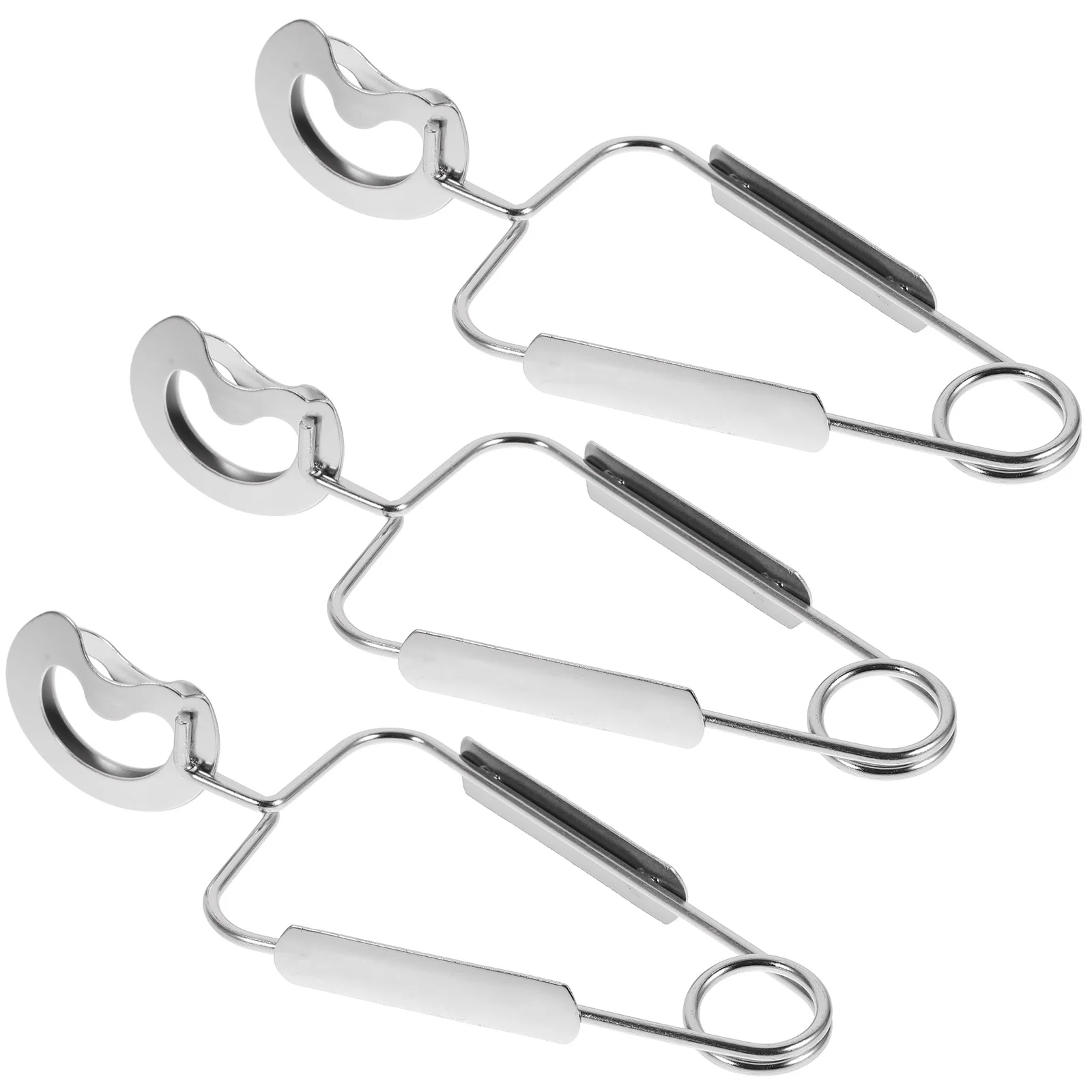Lot De 4 Pinces à Escargots En Acier Inoxydable - Longueur 16 Cm - Design Ergonomique - Multi-usage (thé, Glaçons, Bonbons)
