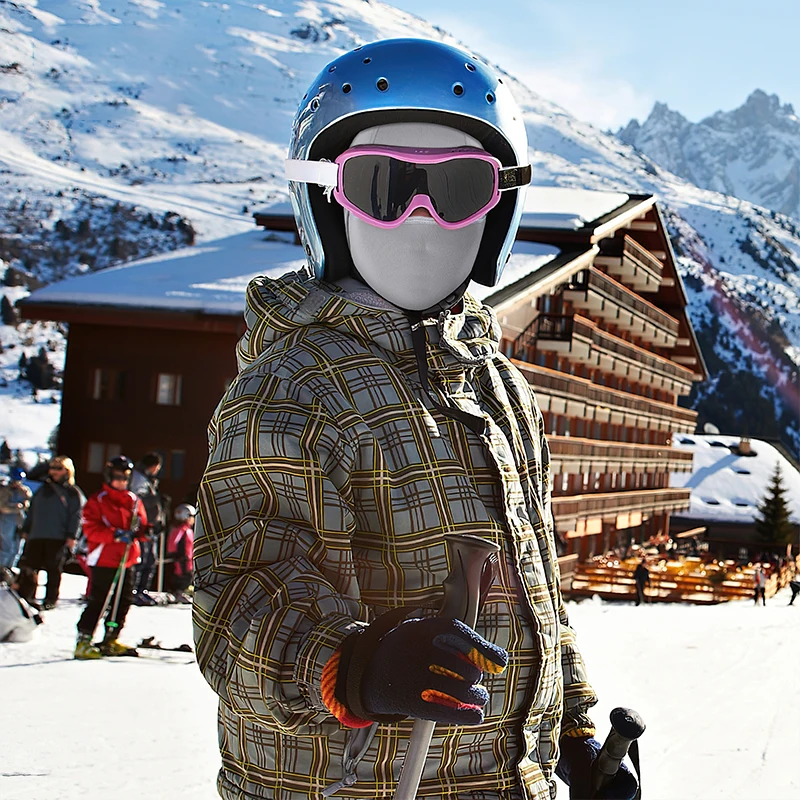 WEST BIKING Balaclava Children Cycling Cap Winter Warm Windproof Outdoor Sports Hiking Running Cycling Scarf Neck Warmer