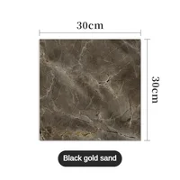 10/30/50PCS Thickened Self-adhesive Decor Wall Sticker Marble Tile Floor Sticker PVC Waterproof Toilet Kitchen Home Floor 5