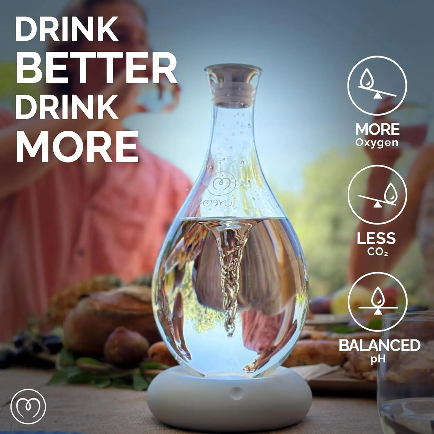 Structured Water Pitcher 4