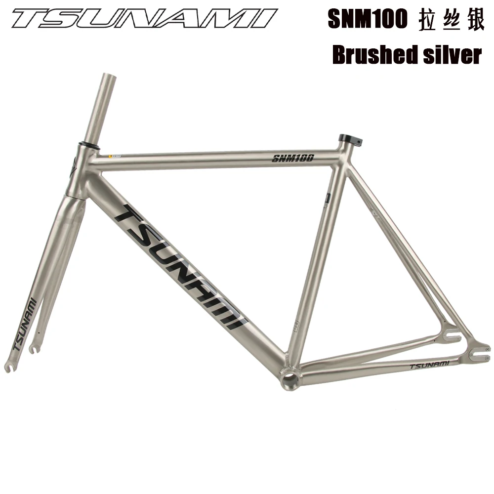 TSUNAMI SNM100 高品質シングルスピード自転車フレームセット
