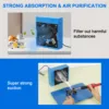 Toolour 30W Welding Smoke Exhaust Fan Solder Smoke Absorber Remover 2 Extra Fan Filters for Mobile Phone Motherboard Repair 5