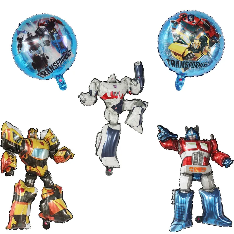 

1Pc Transformers Theme Optimus Balloons Prime Hornet Air Globos Boys' Birthday Party Baby Shower Home Decorations Kids Toys Gift