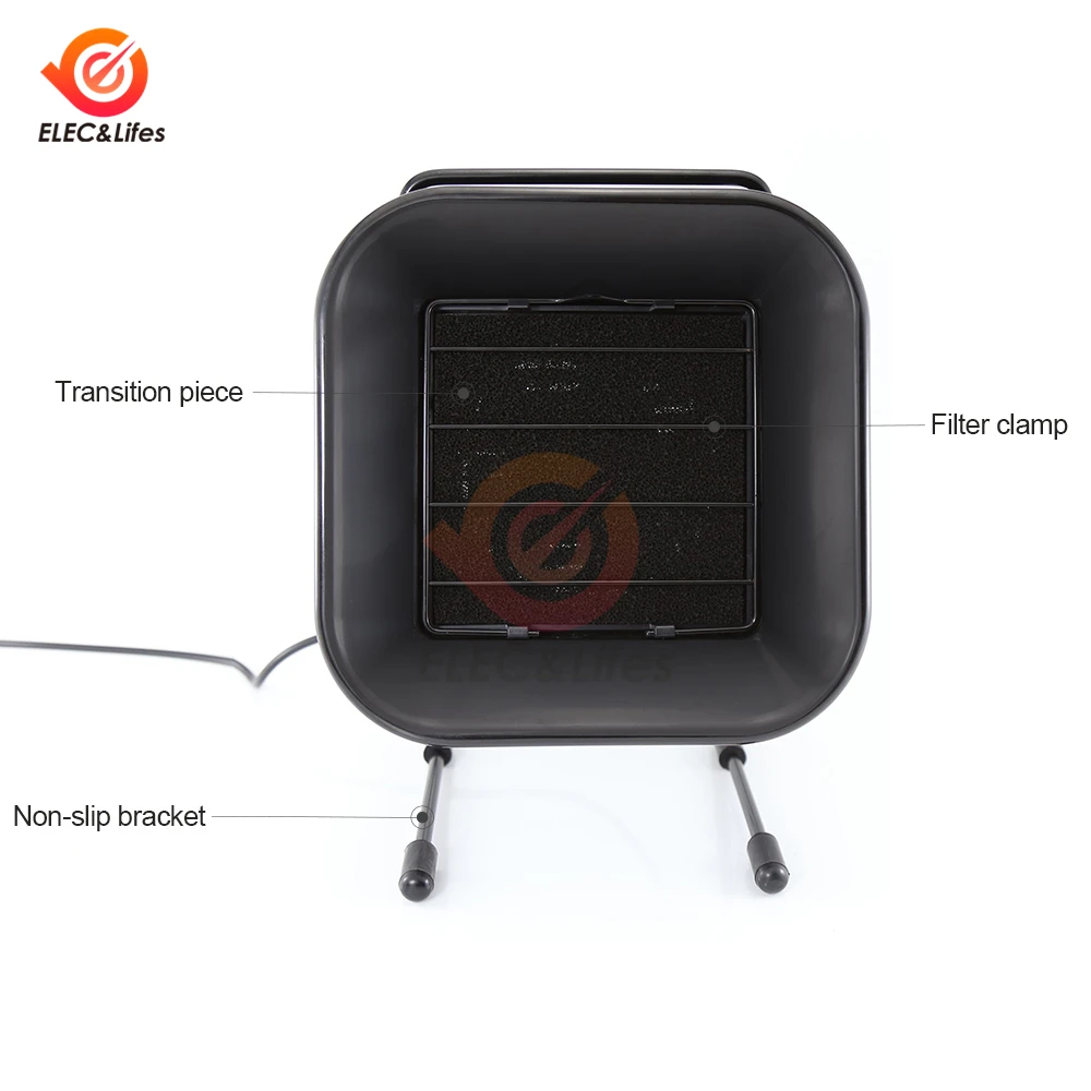 휴대용 납땜 연기 흡수기 ESD 연기 추출기, 납땜 인두 작업용, 필터 스폰지 용접 도구 액세서리, 30W
