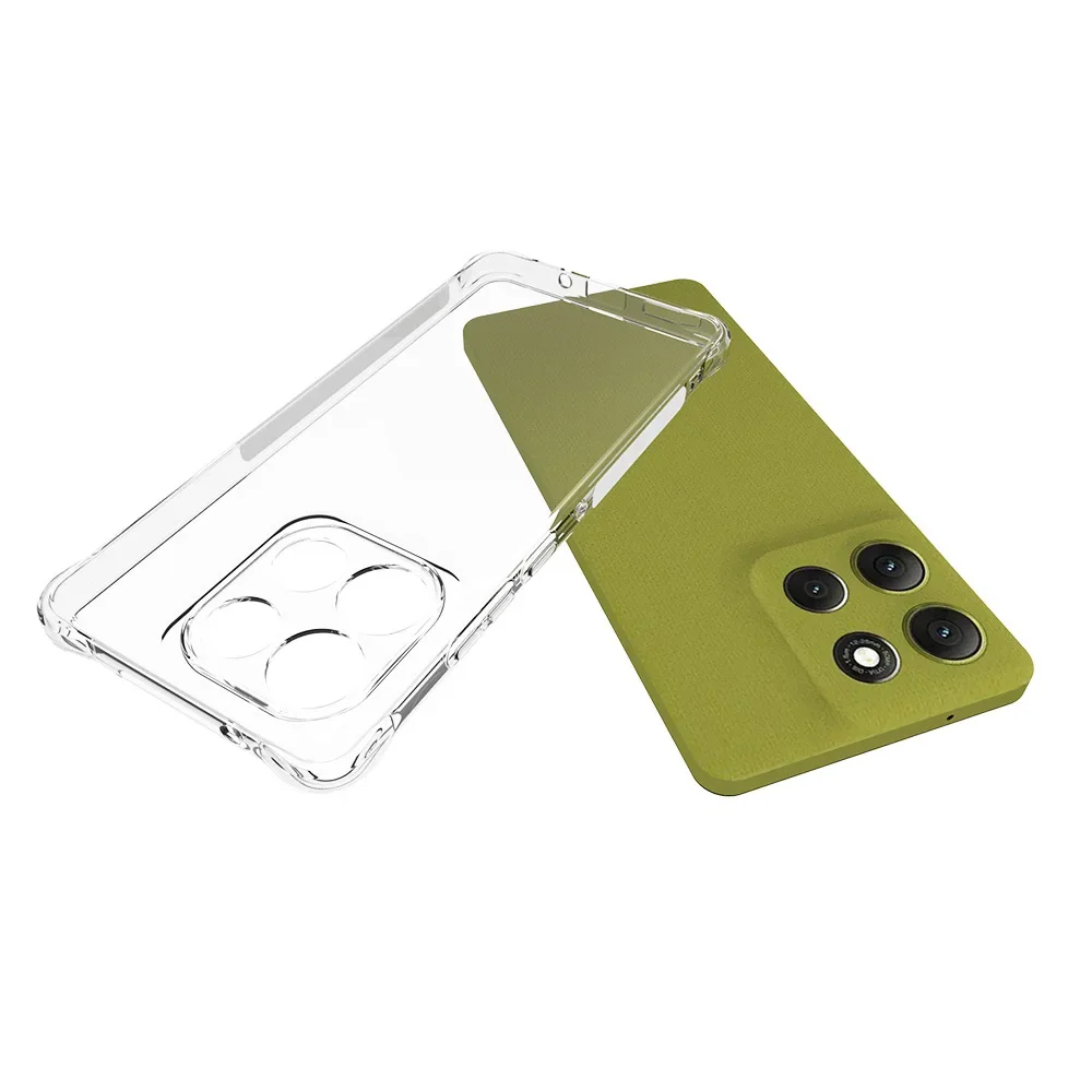 Transparent Shockproof Silicone Bumper Phone Case