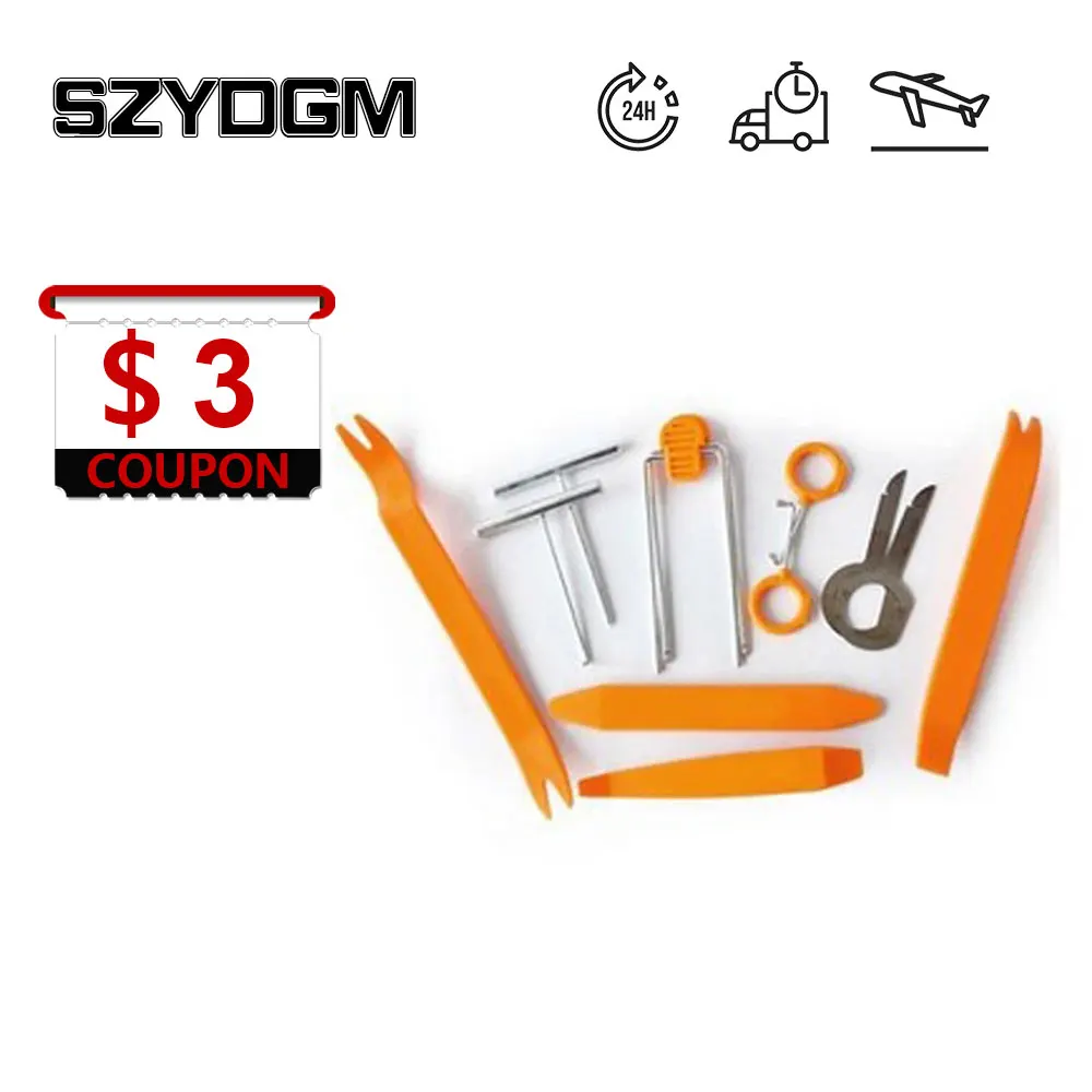

12 Pcs/Set Plastic Car Radio Door Clip Panel Trim Dash Audio Removal Pry Tool Repairing