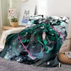 Cute H-Hatsune M-Miku skicomfort warm Soft Baby blanket suitable Home Kid Lunch Blanket Suitable for Home Office Daily Use Cover 1
