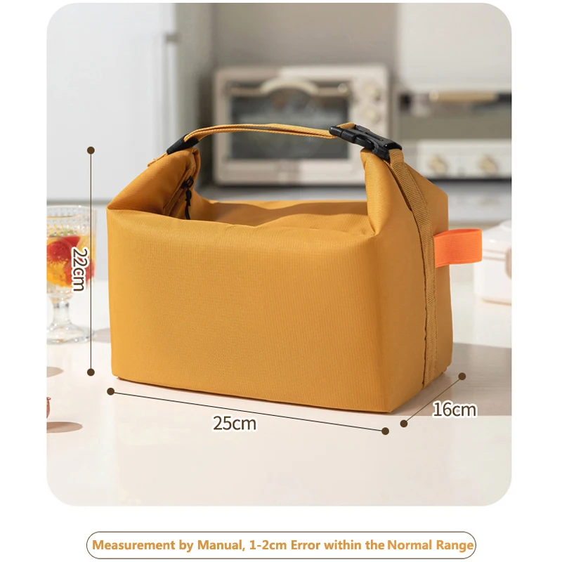 Enhanced Insulated Lunch Tote - Reusable, Leakproof, Portable, Large Capacity for School, Office, and Travel