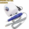 65W STRONG 210 Model Nail Drill Plus 105 105L Handpiece 40000RPM for Nail Manicure Milling Cutter and Pedicure Machine File Bits 1