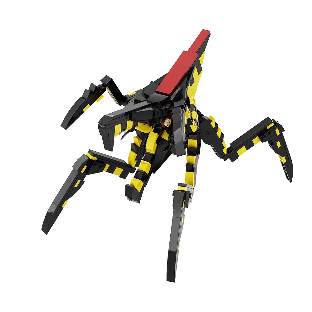 

Starship Troopers Warrior Bug Building Blocks Moc Movies Arachnids Model 335PCS Insect Middel Style Children Toys