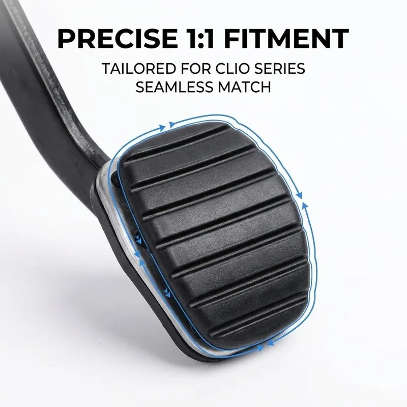 Car Brake Clutch Pedal Rubber Replacement Cover - Auto Interior Foot Pedal Pad Protector, 2/4pcs Set