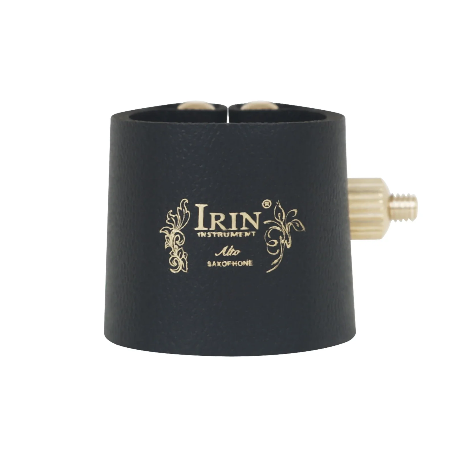 IRIN Alto Saxophone Mouthpiece Set Ligature Clip Flute Head Cap for Alto Saxophone Parts Woodwind Instrument Accessories