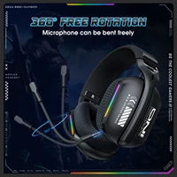 ONIKUMA Wireless Gaming Headset: 2.4G/Wired/Bluetooth 3 Modes, Bendable HD Mic, Soft Ear Pads, Immersive Sound for PC/PS4/5 - Image 3