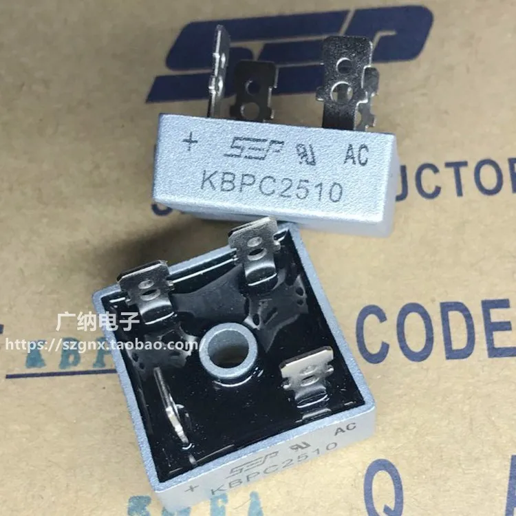 

(10 шт./лот) KBPC2510 1000V 25A 2510