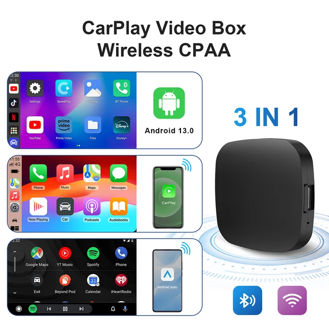 Carplay AI Box Android 13 Wireless Android Auto Smart TV Box For Youtube Netflix Toyota Mazda Hyundai Haval GMC Ford MG VW Kia 2 Carplay AI Box Android 13 Wireless Android Auto Smart TV Box For Youtube Netflix Toyota Mazda Hyundai Haval GMC Ford MG VW Kia 2