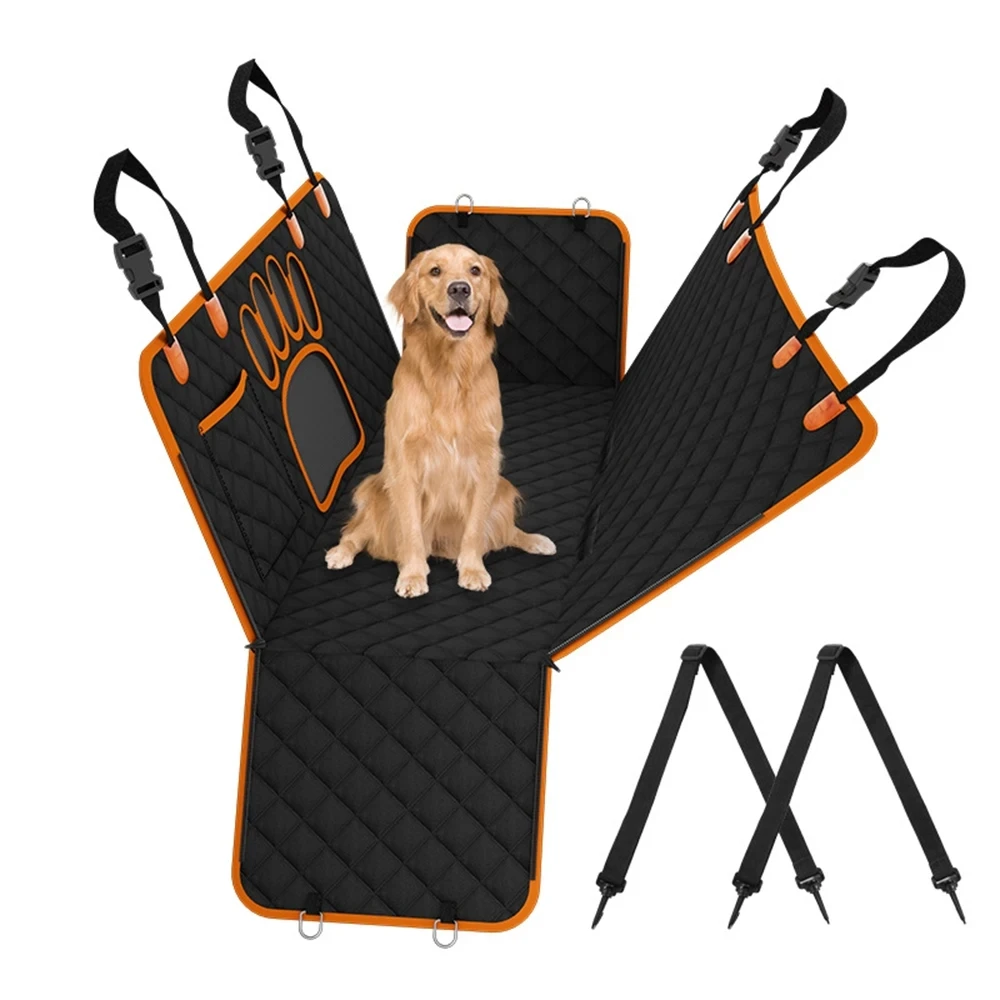 

Dog Car Seat Cover Waterproof Pet Cat Carriers Travel Mat Hammock for Small Medium Large Dogs Car Rear Back Protector Safety Pad