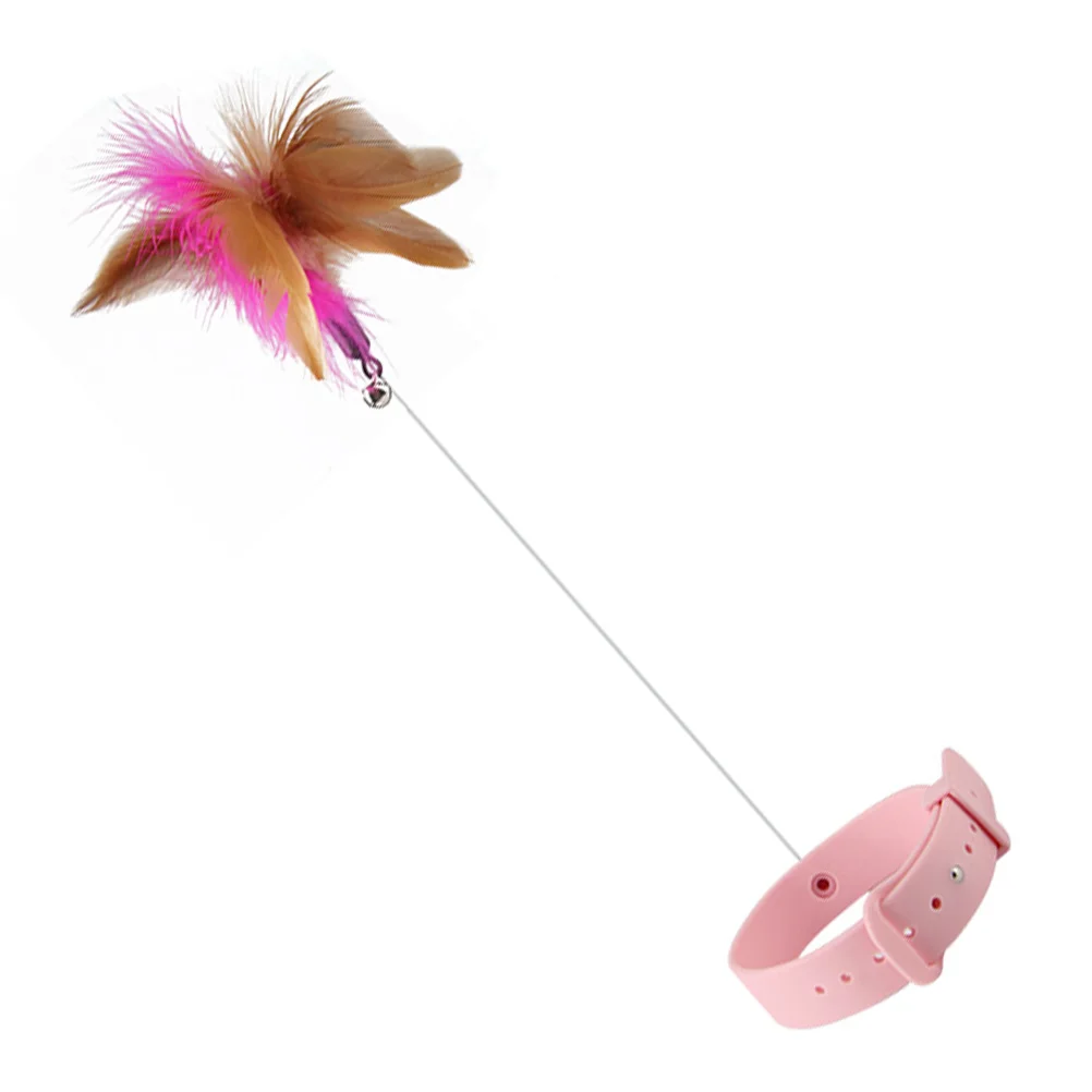 

Creative Cat Collar Teaser Toy Kitten Teasing Stick Cat Bite Resistant Toy