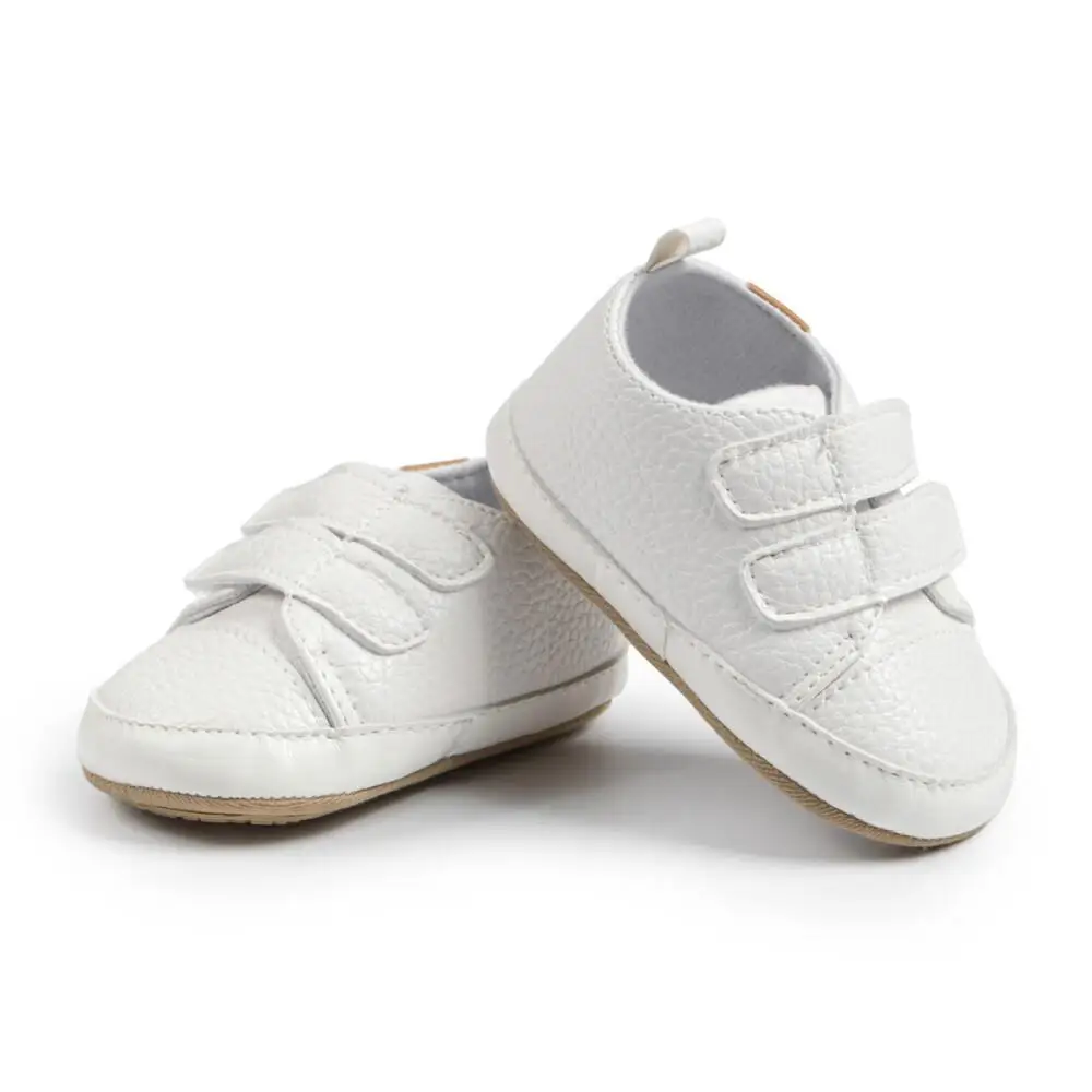 Baby Casual Shoes Vintage Leather Classic Color Matching First Walker Shoes Rubber Sole Soft Non-slip Toddler Crib Shoe baby shoes