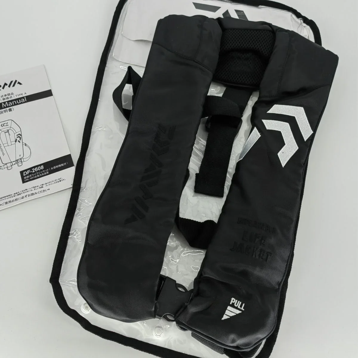 

Inflatable Life Jackets Men Portable Fishing Vest Boat Safe Guard Vest without 24g Gas Cylinder