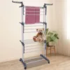 Clothes Drying Rack Folding Drying Rack Clothing 4 Tier Clothes Horses Rack Stainless Steel Laundry Drying Rack ﻿ 2