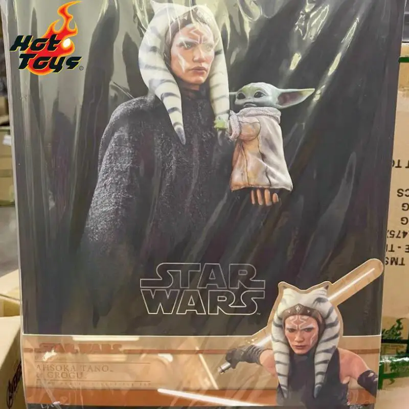 

In Stock Original Hot Toys 1/6 DX20 DX21 Star Wars:The Mandalorian Ahsoka Tano Grogu Action Figure Anime Model Toys Gifts