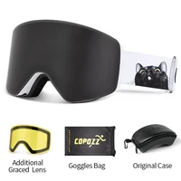 COPOZZ Professional Winter Ski Goggles Magnetic Quick-Change Double Layers Anti-Fog Snowboard goggles Men Women Ski Equipment 1